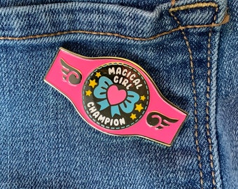 Pin de solapa esmaltado de Chica Mágica