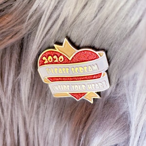 2020 Please Scream Inside Your Heart soft enamel lapel pin A Grade Pin image 5