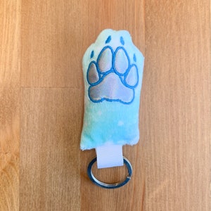 Squeaky Lucky Canine Paw Plush Keychain image 7