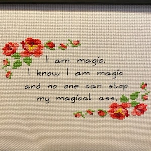 Funny Cross Stitch Pattern, Instant Download, Sassy Cross Stitch, Quick and Easy Pattern