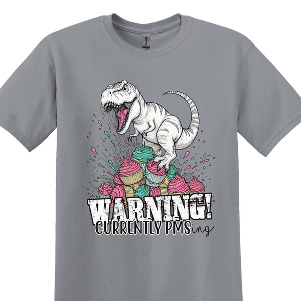 Warning Currently PMSing Shirt Funny Gift Unisex Shirt Gift for Her Retro Tshirt Vintage Graphic Shirt Joke shirt  TShirt Funny Shirt