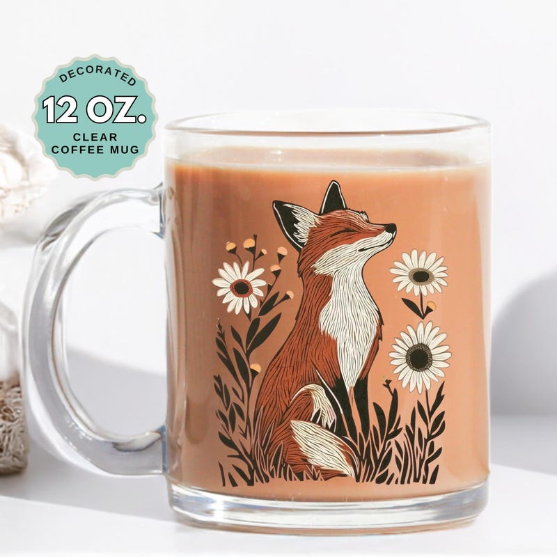 Fox Tea Cup - Etsy