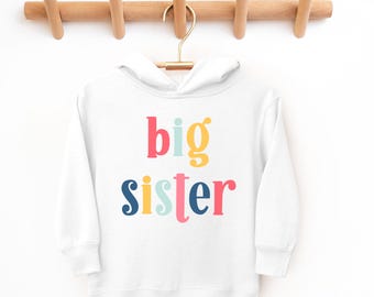 Big Sister T-Shirt: Newborn, Toddler, & Girls Tee - Sister Gift