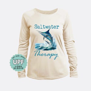 Saltwater Therapy UPF 50+ Sun Shirt: Long Sleeve Beach & Boat Top