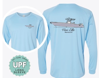 Custom UPF 50 Sun Shirt | Personalized Long Sleeve UV Top