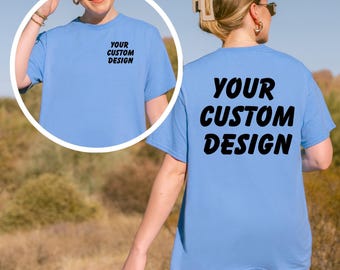 Custom Logo Shirts, Personalized Logo Shirt, Custom Design Shirt, Custom Text Shirt,Your Business Logo or Brand Logo T Shirt,Team Logo Shirt