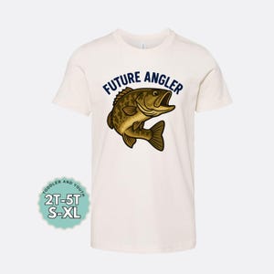 toddler smallmouth bass fishing t shirt youth future angler short sleeve shirt boys fishing trip graphic tee youth casual fishing shirt