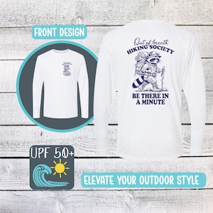 Hiking Society Sunshirt: UPF 50+ Moisture Wicking Long Sleeve Tee