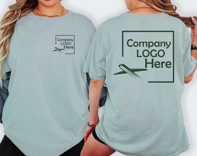 Personalized Comfort Colors T-Shirt: Custom Logo Shirts