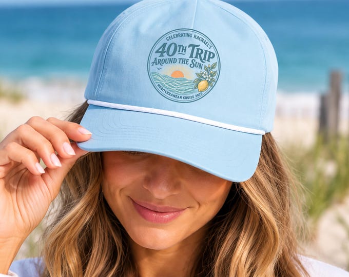 Custom Rope Hat, Personalized Hat, Custom Logo Baseball Cap, Add Your Logo or Text, Comfort Colors Hat, Custom Printed Cap
