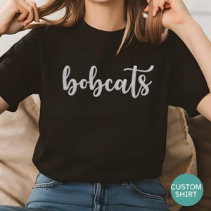 Custom Puff Print Team Name Sweatshirt, Personalized Embossed 3D Letter Crewneck, Team Spirit Apparel, Puffed Textured Shirt, Mascot Shirt