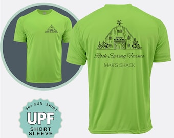 t-shirt personnalisé à MANCHES COURTES UPF 50+