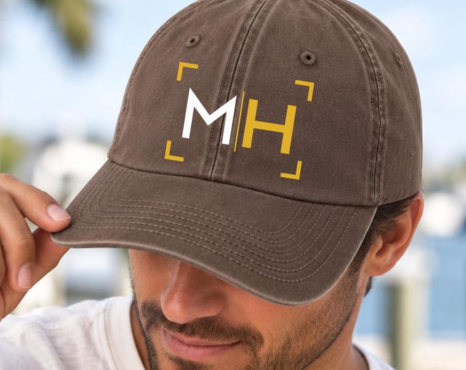 Personalized Hat, Sun Washed Custom Comfort Colors Baseball Cap, Add Your Photo Logo or Text, Custom Printed Hat, Custom Design Cap