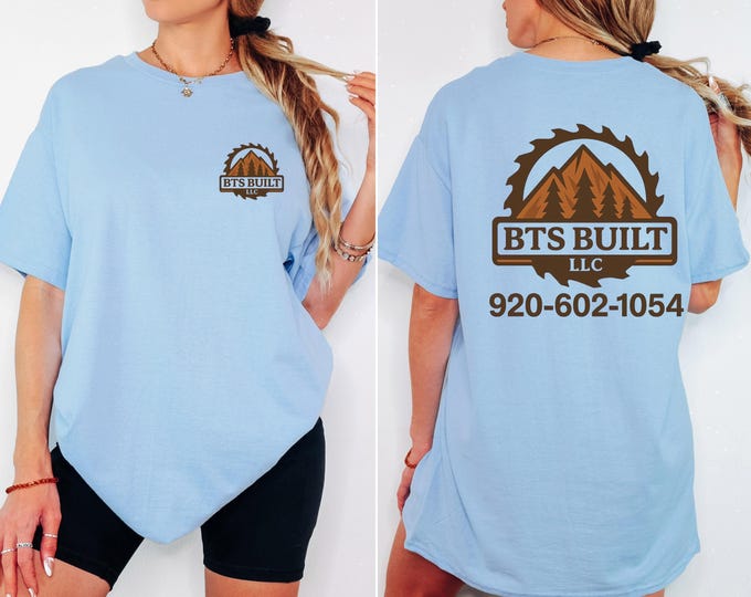 Custom Logo T Shirt Personalized Business Apparel Company Uniform Crewneck Cotton Tee Staff Workwear Team Event Merch