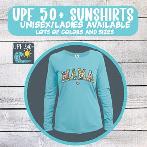 Floral Mama Tee: UPF 50+ Long Sleeve Sun Protection Shirt