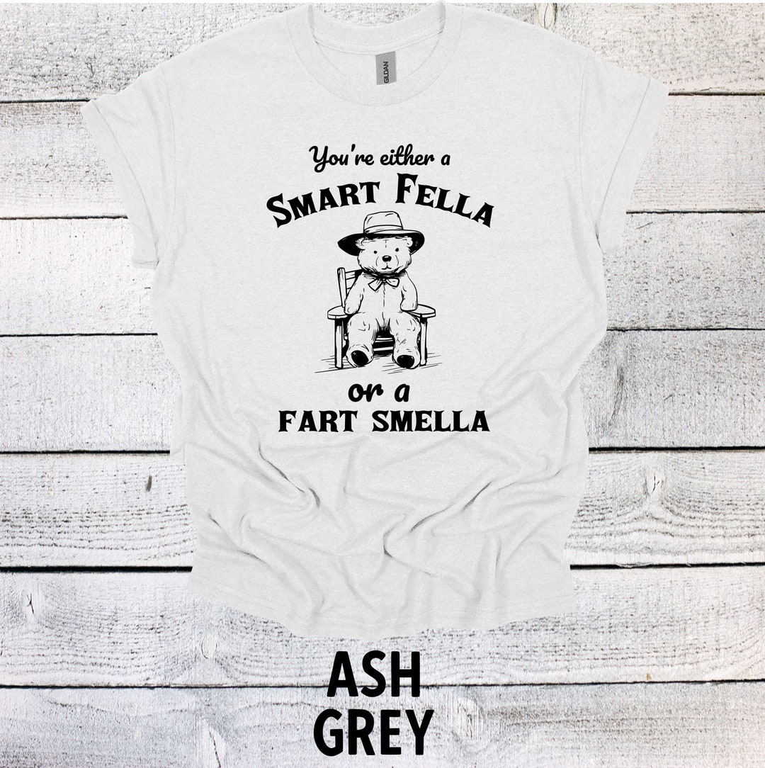 You're Either a Smart Fella or a Fart Smella Funny Shirt Graphic Shirt