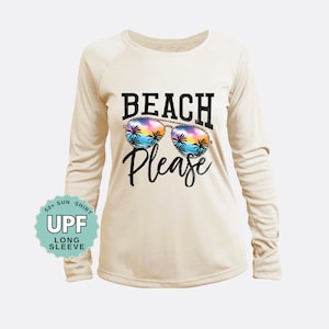 UPF 50+ Sun Protection Shirt: Long Sleeve Beach Coverup