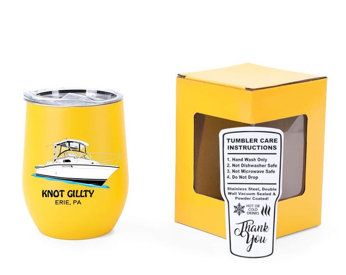 12 oz insulated wine tumbler custom logo stainless steel drinkware gift with lid personalized cup