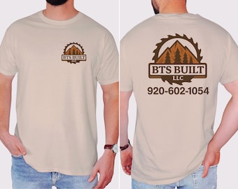 Gildan 5000 custom shirt upload your logo personalized graphic tee business team event shirt