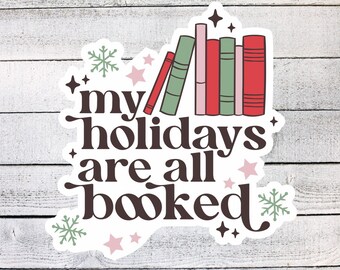 My Holidays are Booked Sticker, Sticker, Stickers, Cute Stickers, Stickers Laptop, Water Bottle Sticker, Funny Stickers, Laptop Stickers