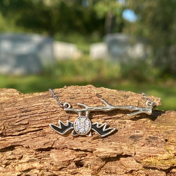Swarovski bat necklace deals