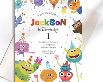 Super Simple Songs Birthday Invitation: Monster Party (Digital Download)