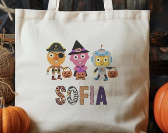 Super simple songs Halloween Tote Bag Customized Super Simple song Canvas Tote Bag for Trick or Treat Goodie gift Bags