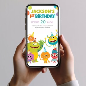 Super Simple Songs Birthday Invitation: Monster Theme (Digital Download)