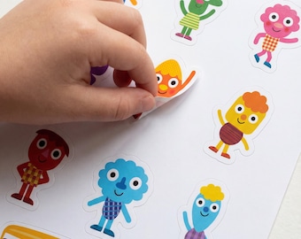 Noodle and Pals Sticker sheet Super simple songs stickers