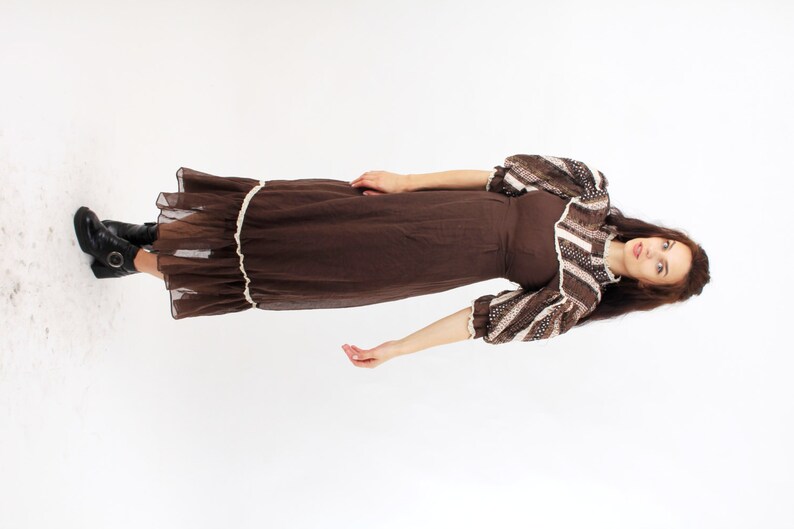 50s Puffy Sleeve Dress