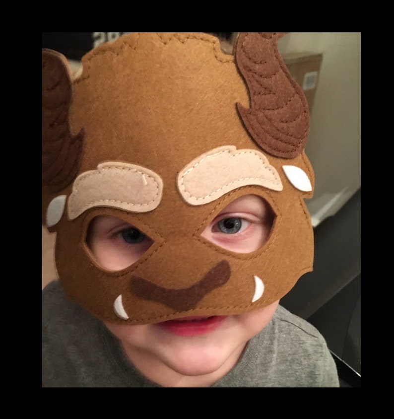 The Beast Mask Beauty and the Beast Costume Toddler Etsy