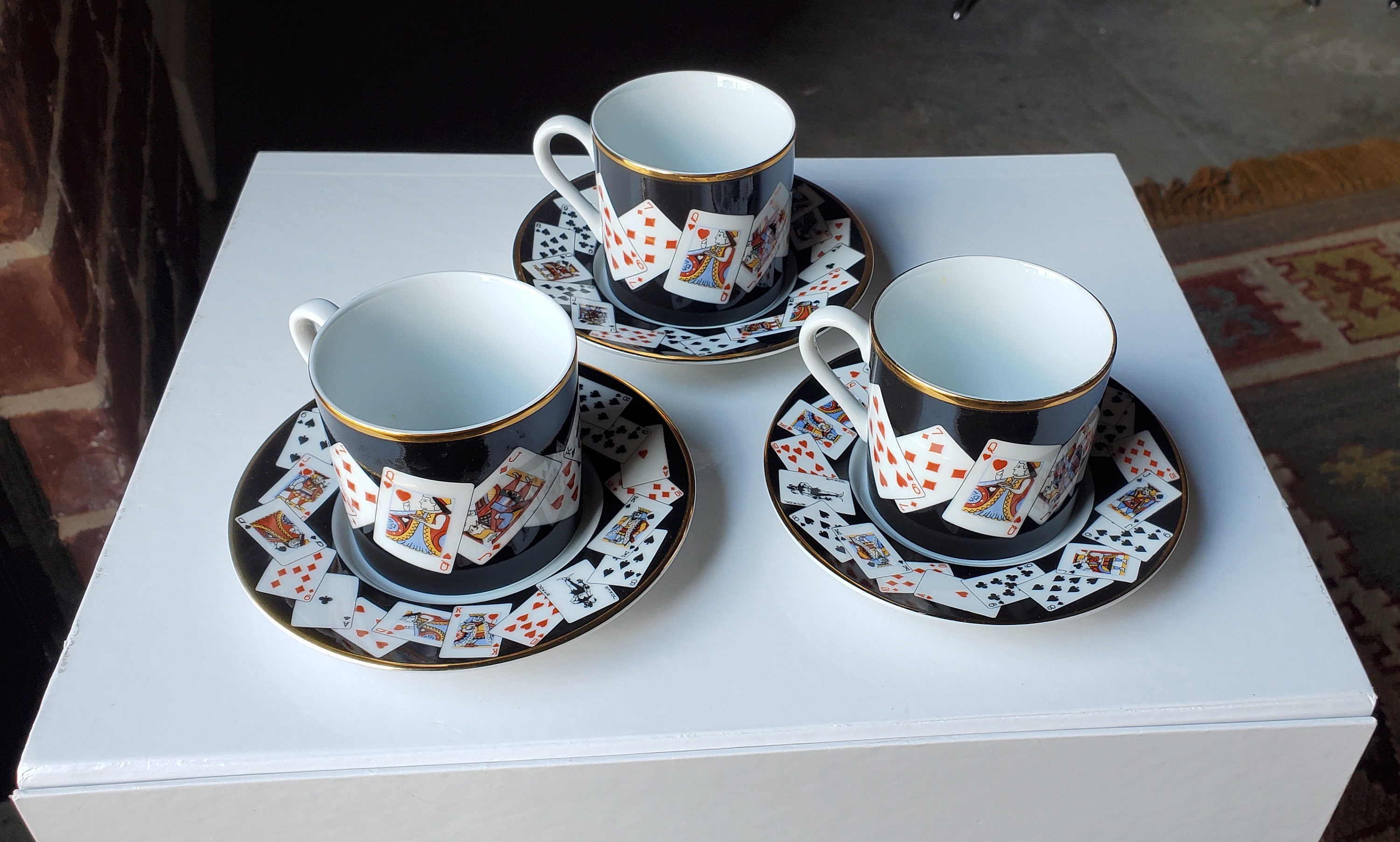Vintage Tiffany & Co. Never Used Demitasse Set of 3 Cups and