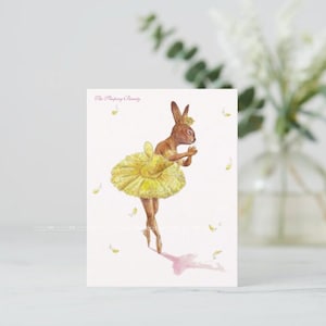 Set de postales La Bella Durmiente Ballet Bunnies A (6 cartas)