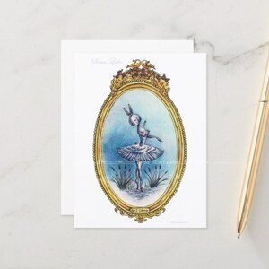 Swan Lake Ballet Bunnies postcard set B (6 cards)