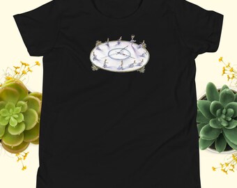 うさぎのバレリーナ　コッペリア バレエうさぎのコッペリア 『時の踊り』- Youth Tシャツ - Etsy 日本