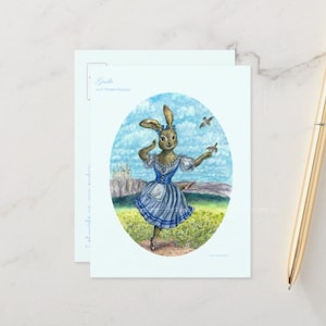 Set di cartoline Giselle Ballet Bunnies A (6 carte)