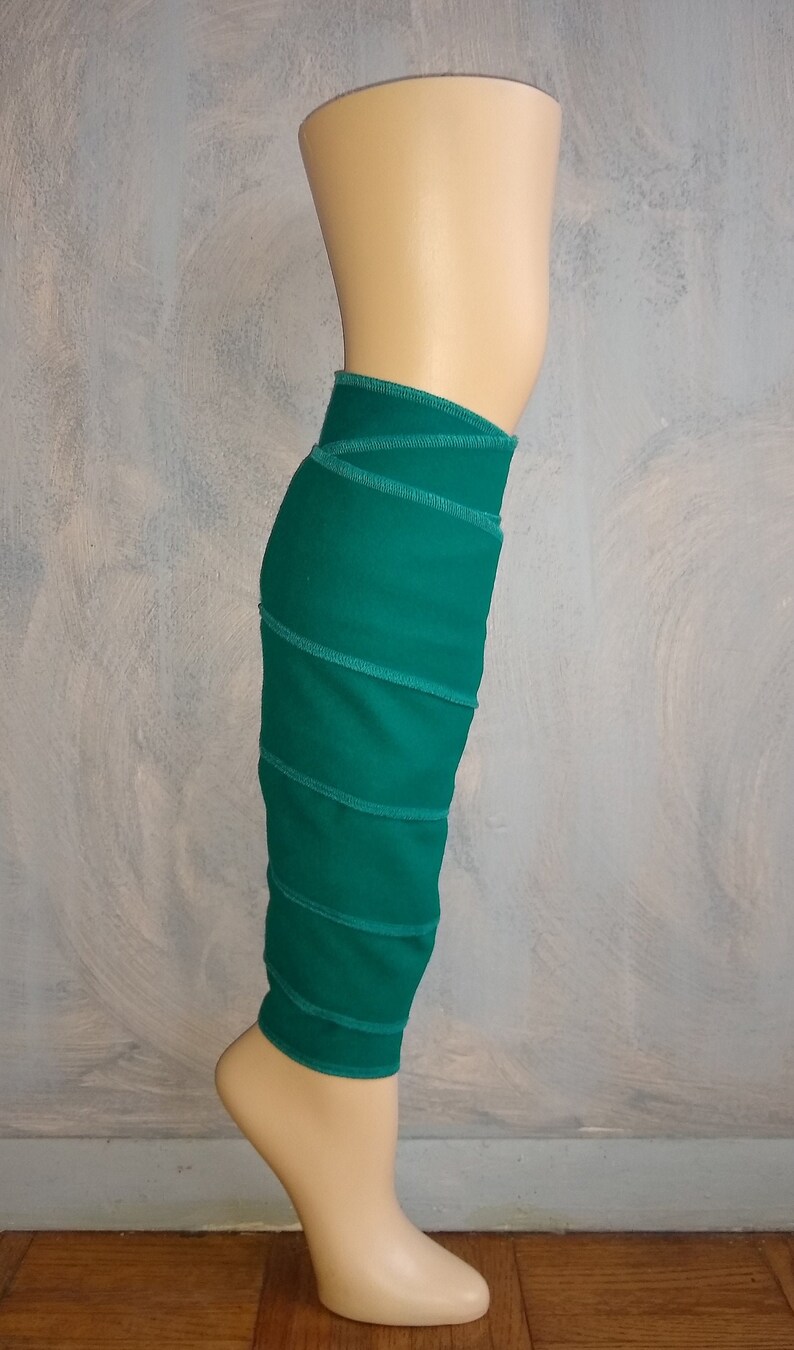 Teal/Turquoise Wool Leg Wraps FREE SHIPPING Etsy