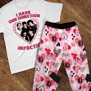 Metal Direction Pajamas set, One Direction Heavy Metal Shirt, One Direction Tour shirt, One Direction Set