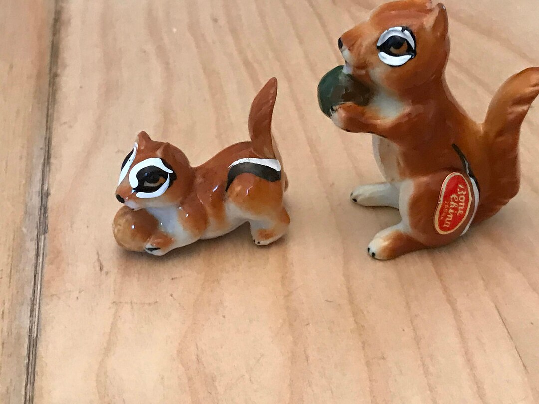 【美品】au INFOBAR錦鯉(A5307ST) Vintage Bone China Chipmunk Family Set of 3 Japan. - Etsy