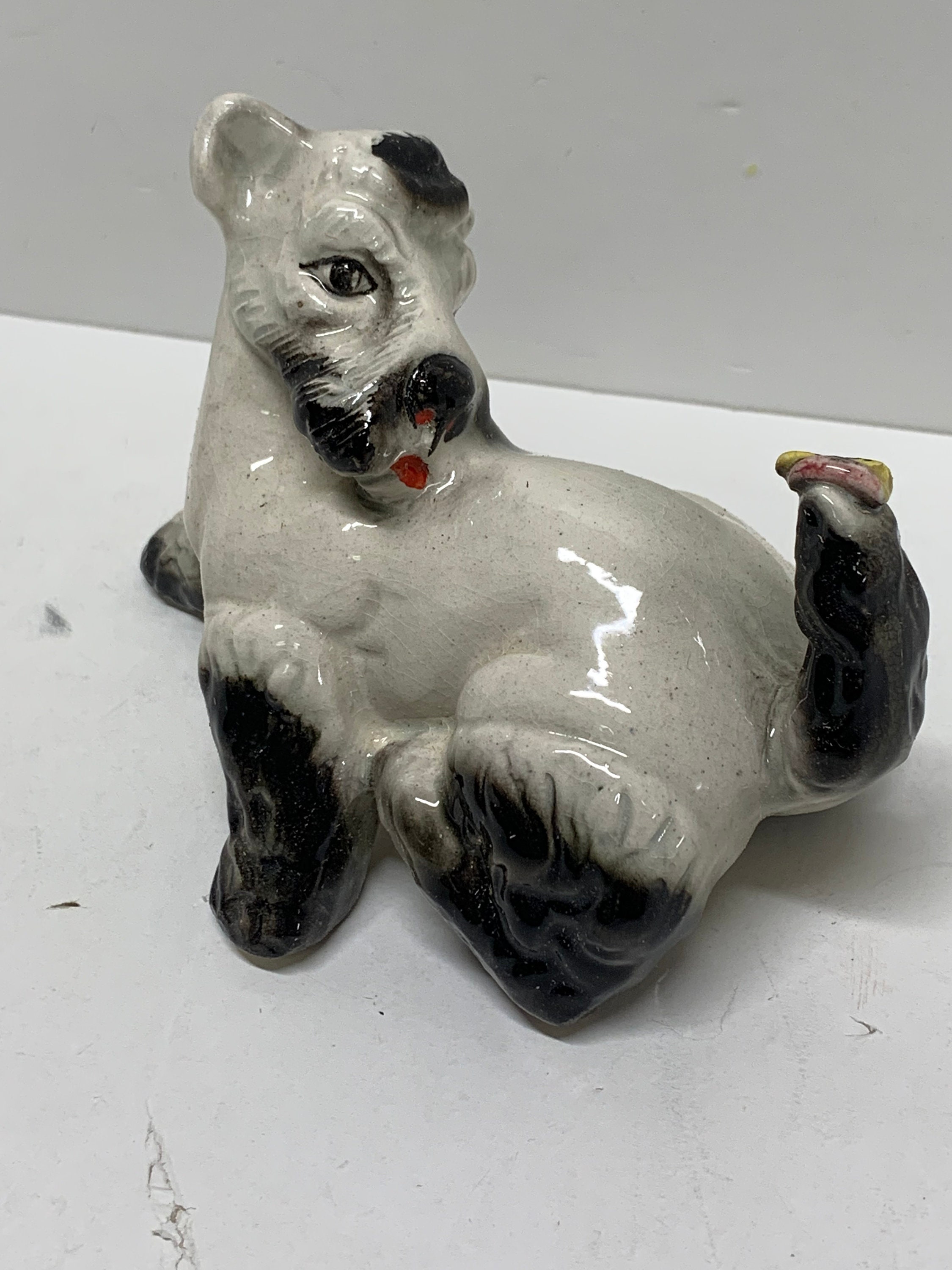 Vintage Ceramic Dog Statues