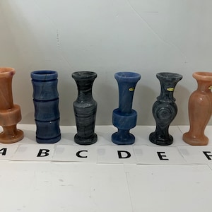 Vintage dime store heavy marble vase decorations choose your color and style.