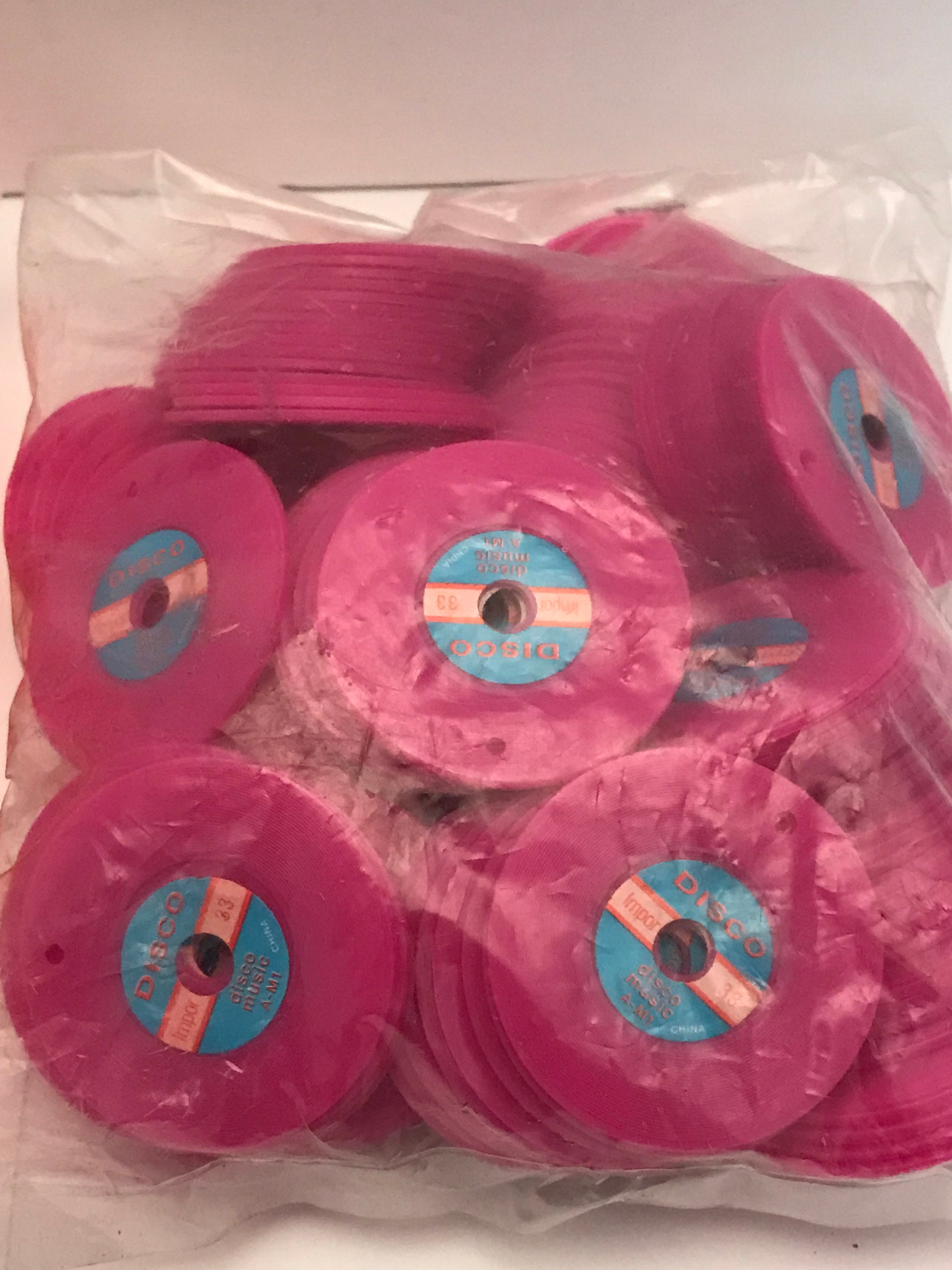 Vintage mini disco record album charm wholesale lot 1 gross