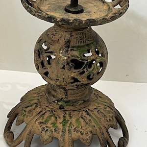 骨董品 Vintage Dime Store Heavy Metal Country Candle Holders Japan