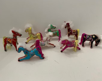 vintage dime store embroidered toy horse choose your color