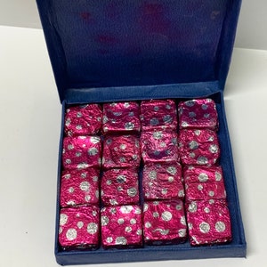 Vintage dime store Tas Mahal brand Indian incense cubes full box lavender/ Rose/ jasmine or sandal scent