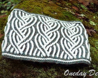 Heartland Brioche Cowl Knitting Pattern pdf