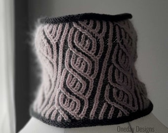 Hartpiece Brioche Cowl pdf Modèle de tricot
