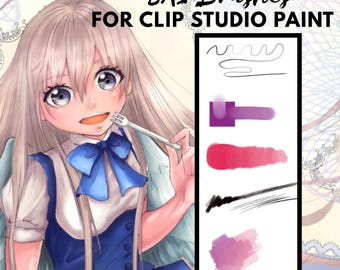 SAI brushes for Manga Studio 5/Clip Studio Paint + blender by[MissChroma]