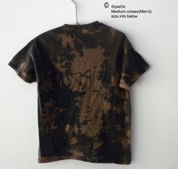 tie dye camiseta negra