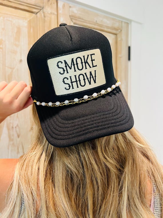 Custom Smoke Show Patch Trucker Hat|Country Trucker Hats| Country Music Hat| Gift for Wife Girlfriend| Cowgirl Hat| Concert
